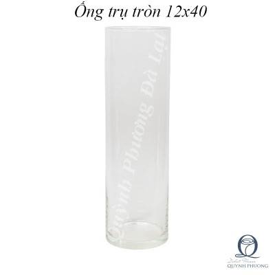 Lọ ống trụ tròn 12x40 cm