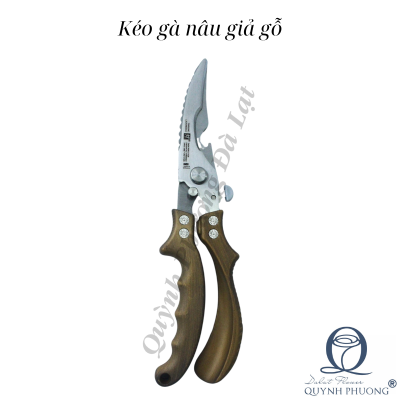 Kéo gà nâu giả gỗ